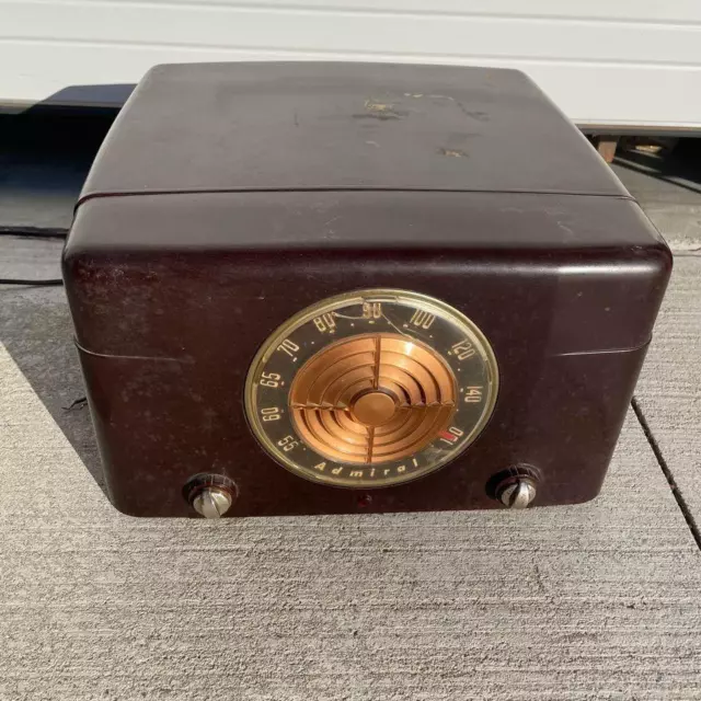 VINTAGE ADMIRAL BAKELITE Radio, Phonograph Record Player Model 5Y22N ...