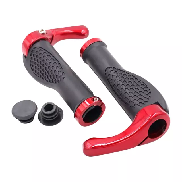 Bicycle Handlebar Grip Ergonomic Lock on Handle Cover Rubber Grips MTB Bike AU 3