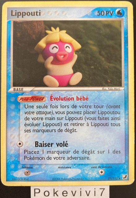 Carte Pokemon LIPPOUTI 31/115 Rare Bloc EX Forces Cachées FR OCCASION