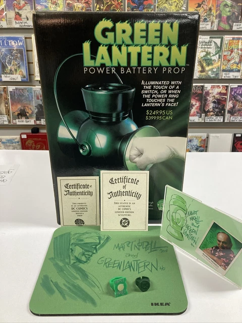 GREEN LANTERN POWER BATTERY HAL JORDAN Lamp PROP REPLICA STATUE 2200 DC Direct
