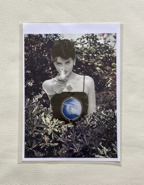 Collage Con Ritagli Di Giornale Di Moda, Vintage