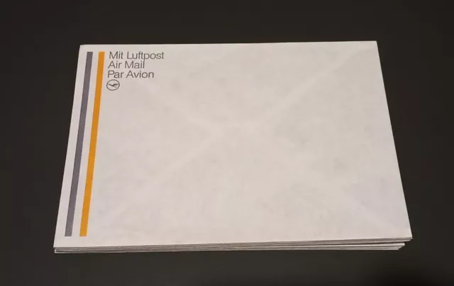 27 alte Briefumschläge Lufthansa Luftpost Air Mail Par Avion Briefumschlag