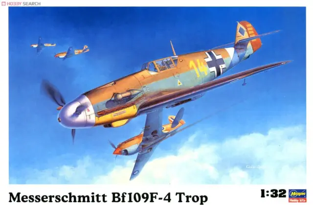 Messerschmitt Bf109F-4 Trop Hasegawa | N° 08881 | 1:32