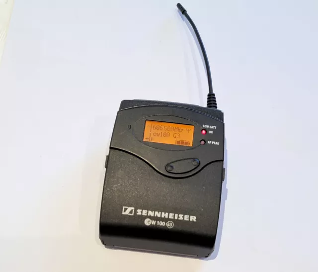 Sennheiser SK100 (EW100) G3 Transmitter GB-BAND 606 - 648 MHz