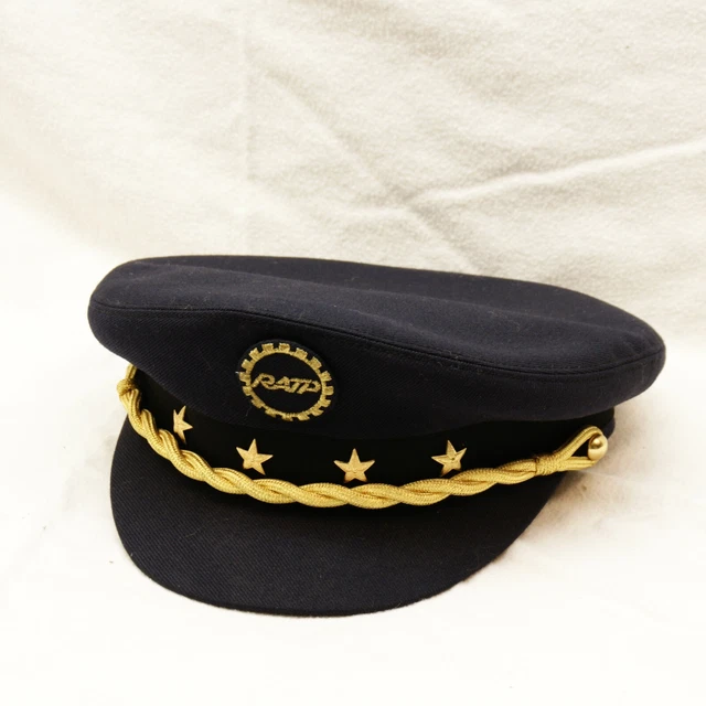 casquette-ratp-train-metro-uniforme-travail-vintage-t56-k-pi-agent