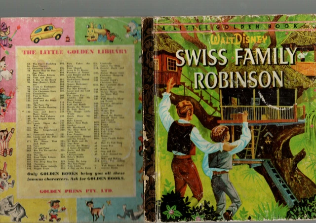 WALT DISNEY : SWISS FAMILY ROBINSON Sydney COLOURTONE ED'N little ...