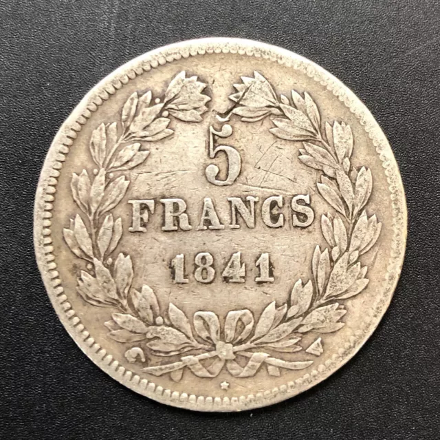 Pièce de 5 francs Louis Philippe I Argent 1841 W