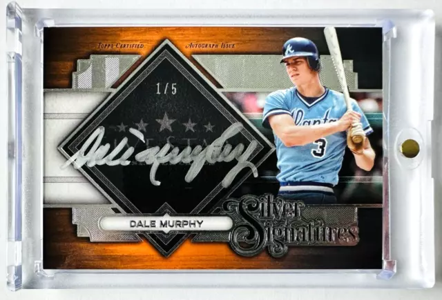 2022 Topps Five Star Dale Murphy AUTO Card SILVER Signatures SP #1/5! Braves! 2022 Topps Five Star Dale Murphy AUTO Card SILVER Signatures SP #1/5! Braves!
