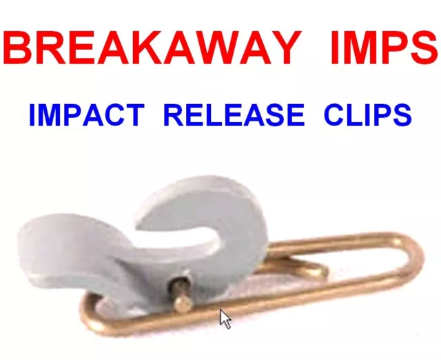 10 Breakaway Imps Imp Impact Bait Clip Rig Line Links Quick Release Fast Links