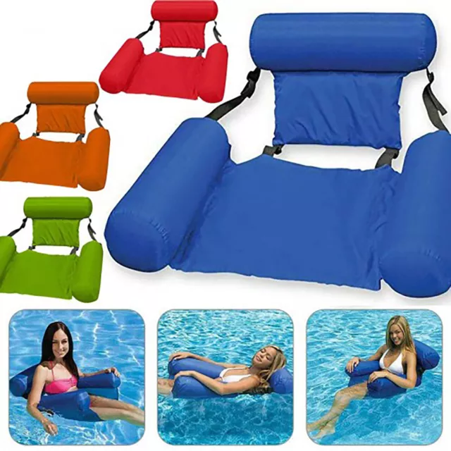 Chaise Longue Gonflable Mer Flottant Pour Détente Fauteuil Piscine Confort