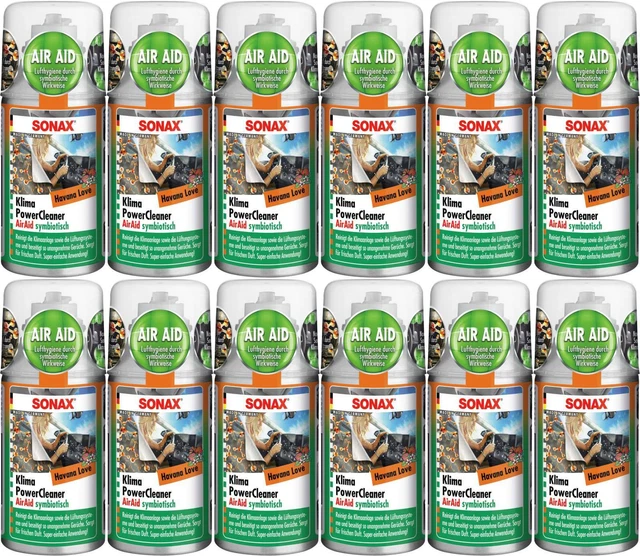 Sonax KlimaPowerCleaner AirAid simbiotico Havana Love 100 ml set VPE 12 pezzi 0