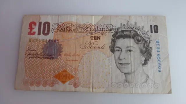 Merlyn Lowther £10 Ten Pounds BE34 Elizabeth II Charles Darwin