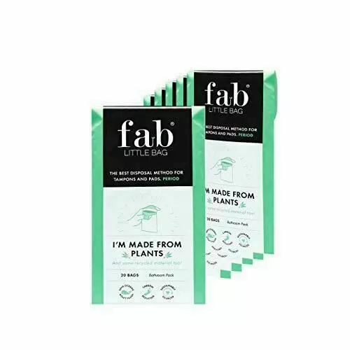 Fab Little Bag Sanitary Disposal Bags - Prevents Odours, No Mess, Eco-Friendl...