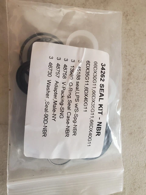 Seal Kit Cat Pump 34362 66Dx 6Dx 66Dx30G1I, 66Dx35G1I, 66Dx40G1I, 6Dx35G1I, 6Dx