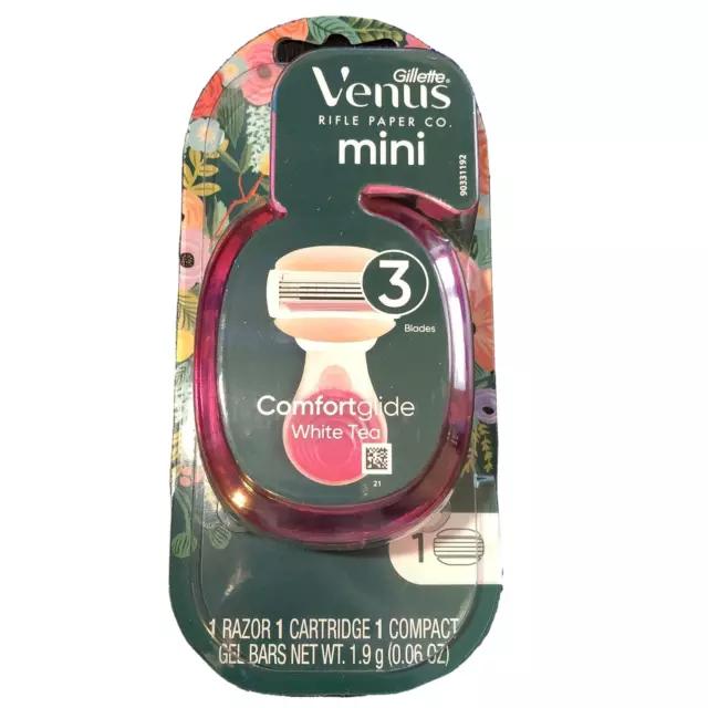 Gillette Venus Rasoir Lame Mini Comfortglide Thé Blanc Femmes Voyage Rasoir Neuf