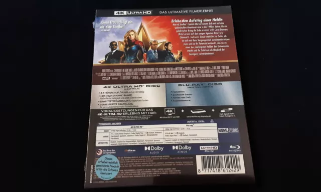 Captain Marvel -- 4K Ultra HD+Blu-ray -- Mondo Steelbook -- NEU OVP -- Marvel 2