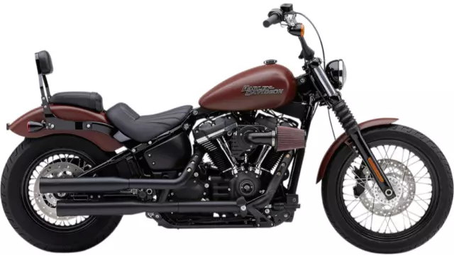 Cobra 3" NH Neighbor Hater Slip-On Black Mufflers Exhaust 18-23 Harley Softail