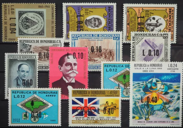 Honduras; Überdrucke 1971kpl. **  (17,-)