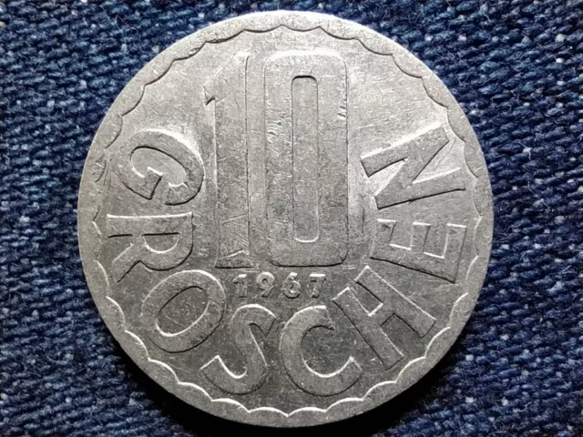 Austria 10 Groschen Coin 1967