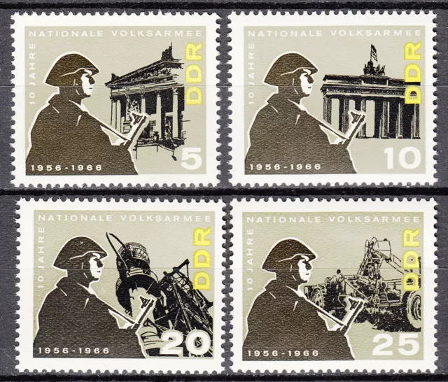 DDR 1966 Mi. Nr. 1161-1164 Postfrisch ** MNH