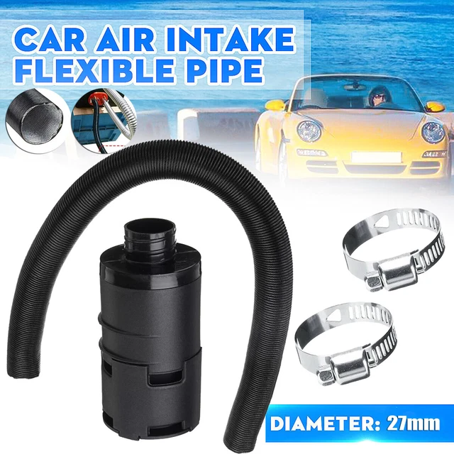 Filtro aria auto tubo di aspirazione aria 27 mm tubo flessibile fibra di carbonio filtro aria fredda filtro aria
