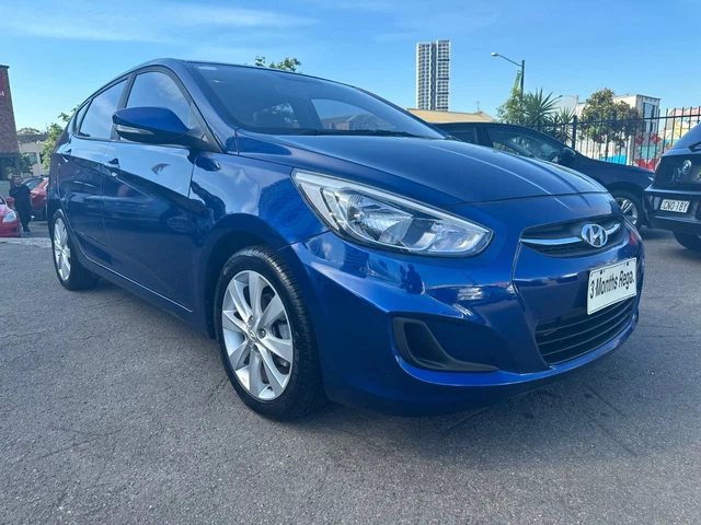 2017 Hyundai Accent RB Active Hatchback 5dr Spts Auto 4sp 1.6i