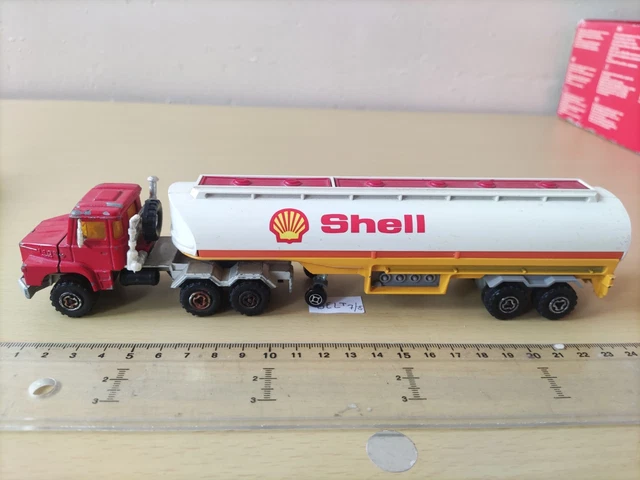 Lot Majorette France - Camion Citerne BERNARD SHELL + Blister Export USA - 2 Pièces
