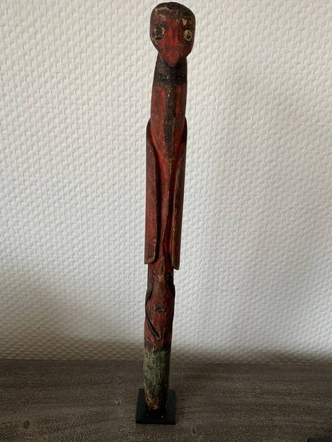 Wosera-Statue aus Papua-Neuguinea Stammeskunst Holz