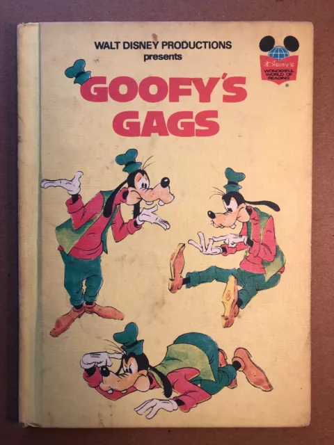 1974 “GOOFY’S GAGS” Disney Hardback Book (MH186)