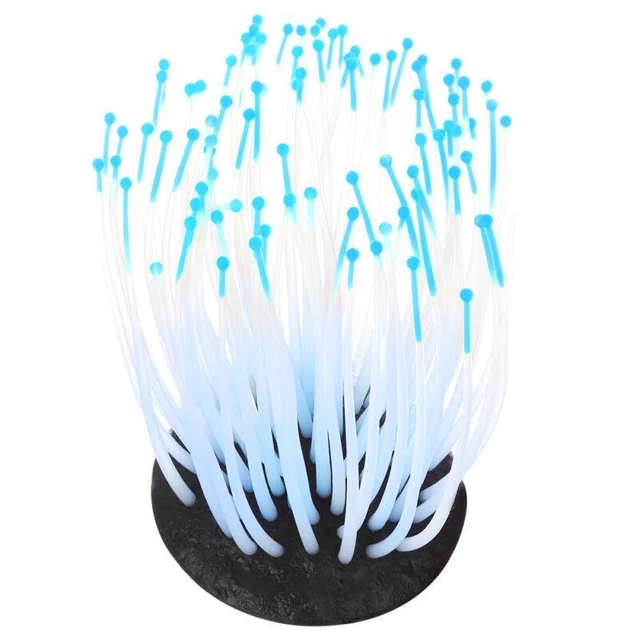 Aquarium Decor Night Light Coral Plant Fish Tank Ornament