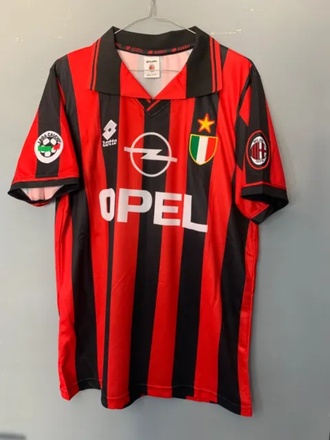 AC milan 96-97 home Roberto Baggio #18 retro jersey