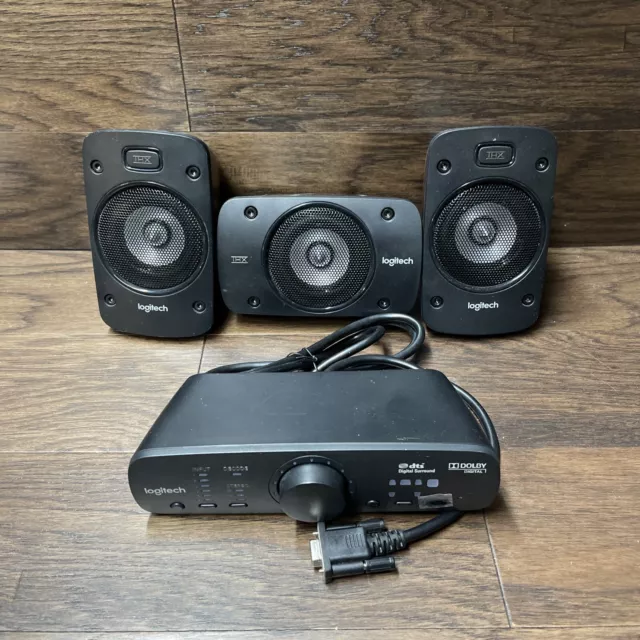 Logitech Z906 5.1 Sound Speaker System - Black - NO SUBWOOFER SPEAKERS TESTED