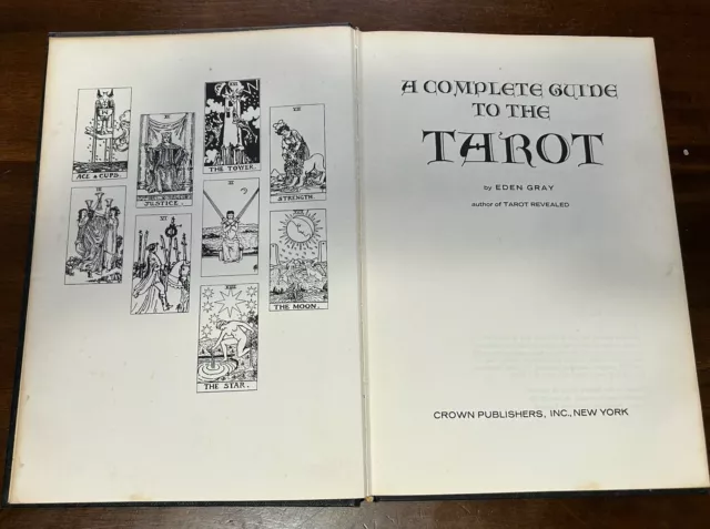 A COMPLETE GUIDE TO THE TAROT by Eden Gray 1970 Hardcover 1st Edition