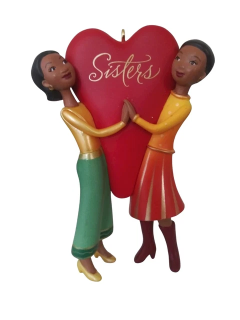 2004 Hallmark Keepsake Ornament African American SISTERS 