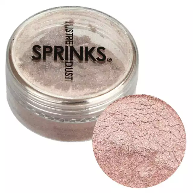 Sprinks Rose Gold Lustre Dust Edible Colour Powder Food Cake Decorating