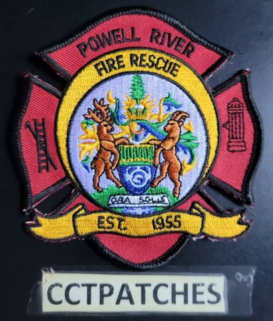 Powell River, Canada Fire Department Patch