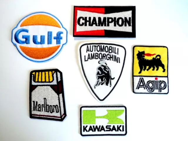 Iconic Patches Embroidered Cloth Badge Applique Iron Sew On Champion Kawasaki