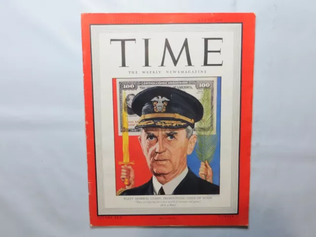 Time Magazine Wartime Pony Edition, May 28 1945, Fleet Admiral Leahy 7O