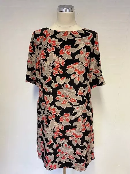 SOMERSET by Alice Temperley 100% Silk Floral Dress Size 16 COS Other Stories