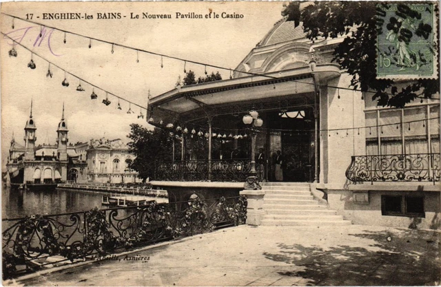 CPA Enghien les Bains Le Nouveau Pavillon et le Casino FRANCE (1332952)