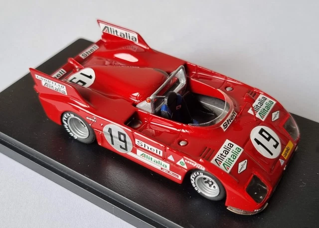 BEST-MODEL 9374 Echelle 1/43 ALFA ROMEO 33.2 COUPE N 37 LE MANS 1968 PILETTE - S