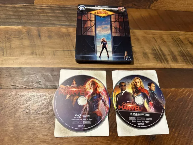 Captain Marvel 4k Ultra HD/Blu ray*Steelbook*Limited Edition*2 Disc*No Digital*