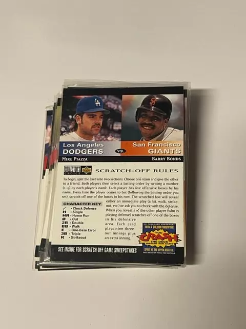 1994 Collectors Choice Scratch Off Singles You Pick