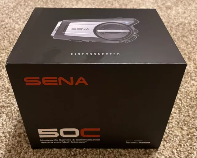 New Sena 50C Motorcycle Helmet 4K Camera And Communication Headset System 50C-01