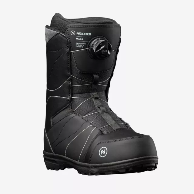 Stiefel Snowboard Damen Boot Nidecker Maya Boa Schwarz 2023