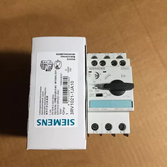 NEW SIEMENS 1PC In Box Breaker 3RV1021-1JA10 3RV1 021-1JA10 Fast Delivery