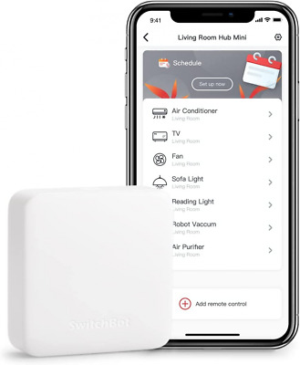 SwitchBot Hub Mini Smart Remote - Dispositivo IR, collegamento a Wi-Fi,...