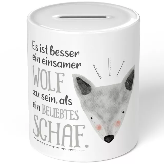 Es ist besser ein einsamer Wolf zu sein, als ein beliebtes Schaf 10701006805