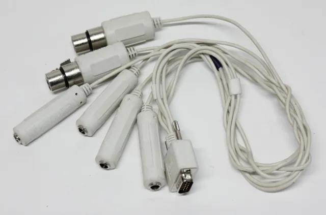 Apogee Duet Firewire Audio Interface Original Input Output Cables Snake