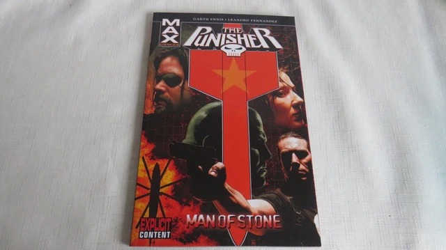 The Punisher Vol. 7: Man Of Stone Tpb Marvel Max Graphic Novel - Garth Ennis